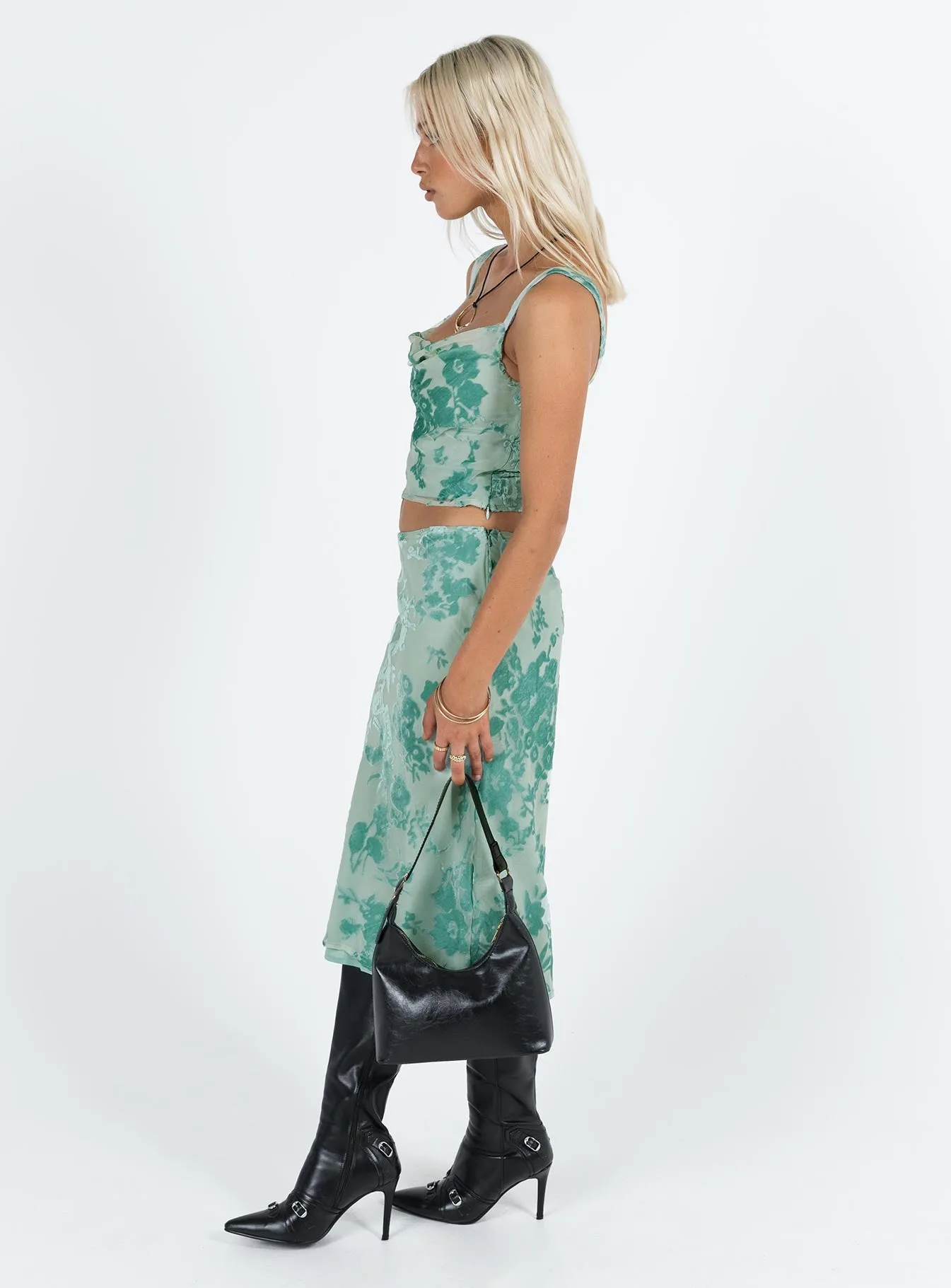 Devore Midi Skirt Multi sold by Princess Polly product image thumbnail 2