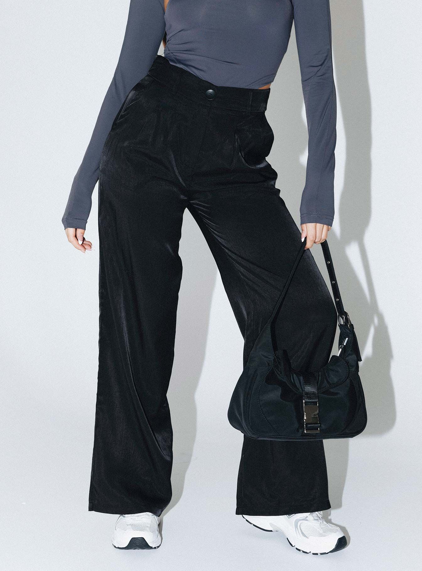 Kacey Pants Black Petite sold by Princess Polly