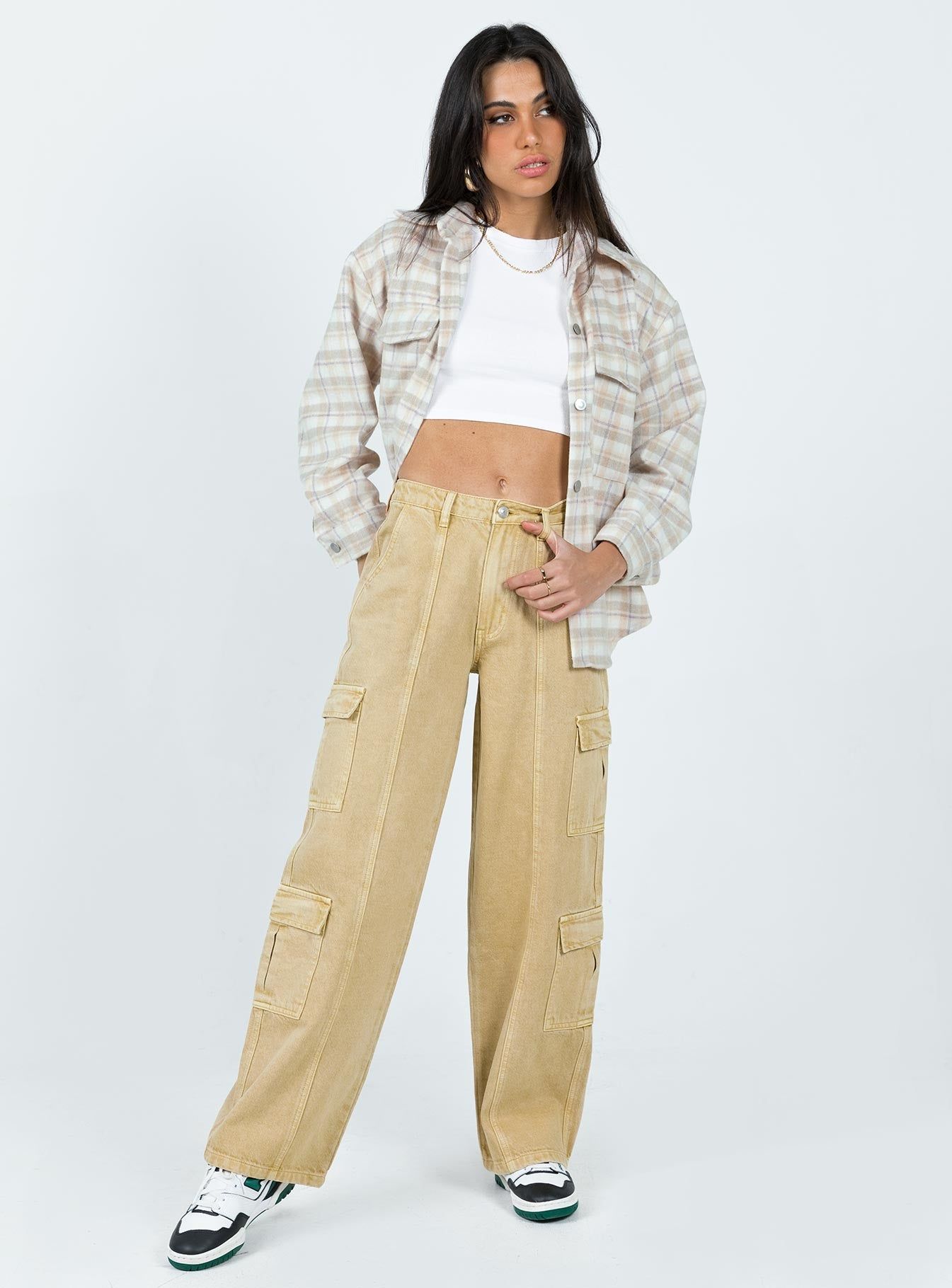 Kaystone Jacket Beige / White sold by Princess Polly product image thumbnail 3