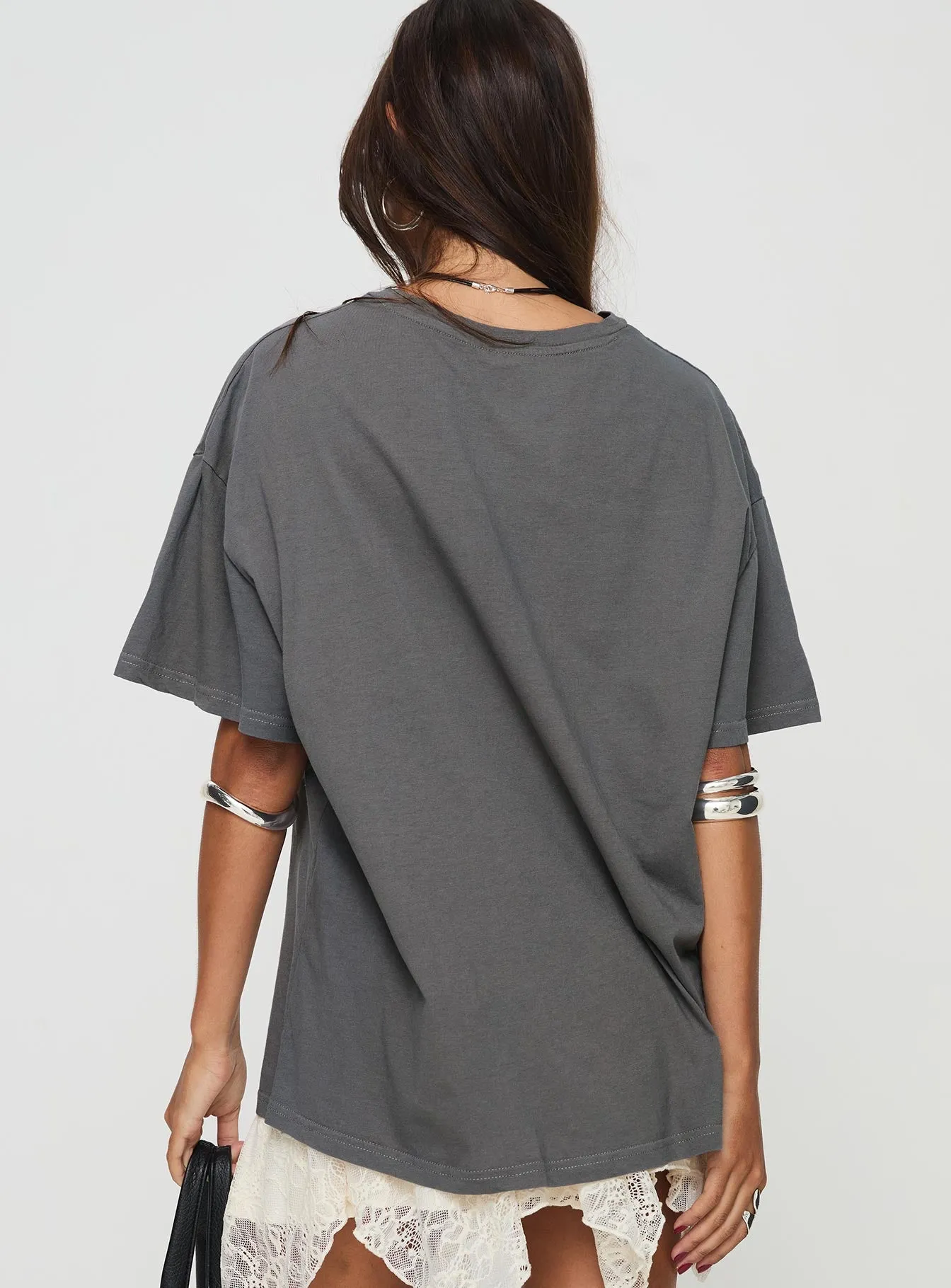 Kewpie Oversized Tee Washed Black sold by Princess Polly product image thumbnail 5