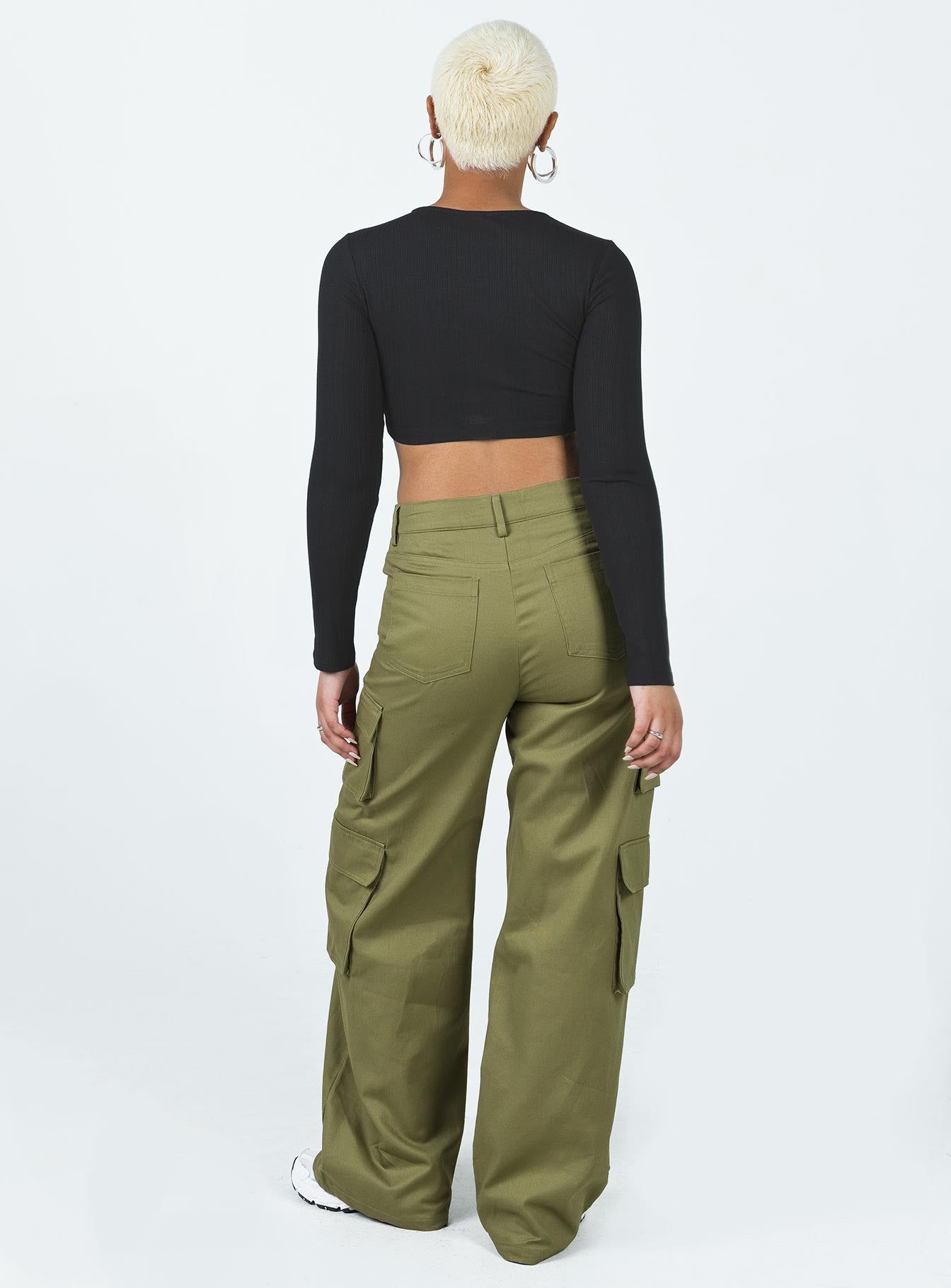 Alexis Cargo Pants Khaki sold by Princess Polly product image thumbnail 5