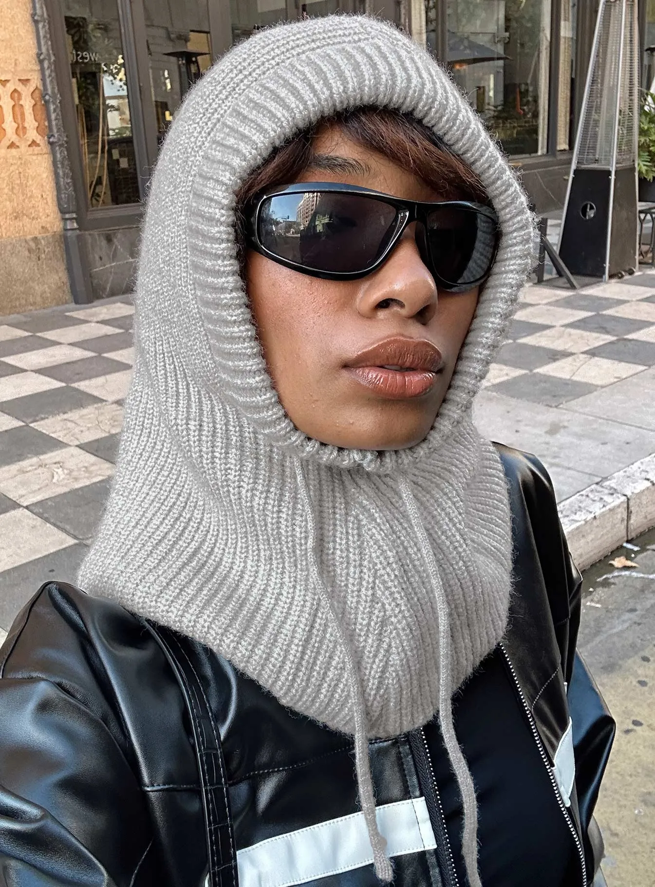 Morrie Knit Hood Grey sold by Princess Polly product image thumbnail 4