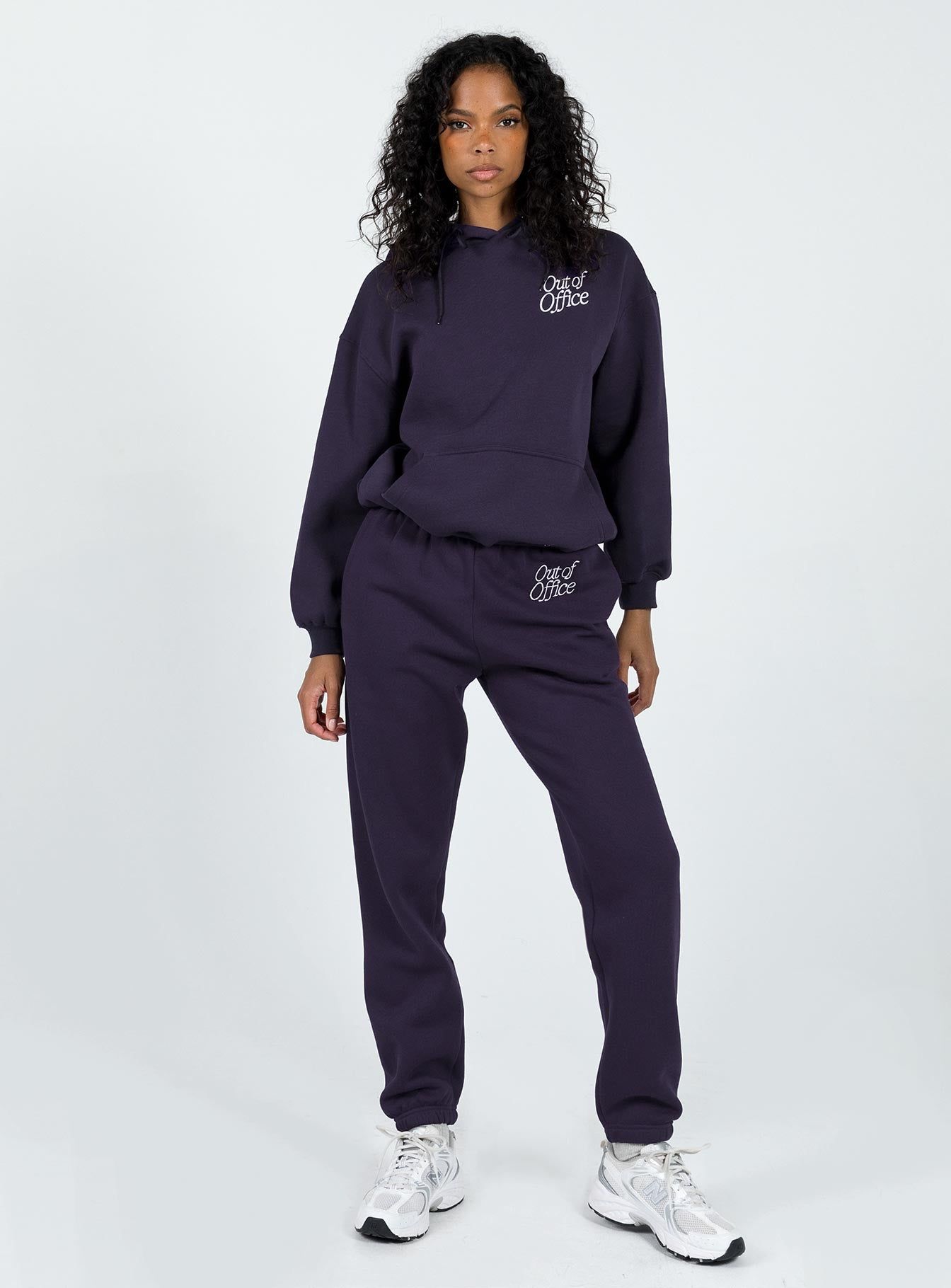 Out Of Office Tracksuit Pants Navy sold by Princess Polly product image thumbnail 3
