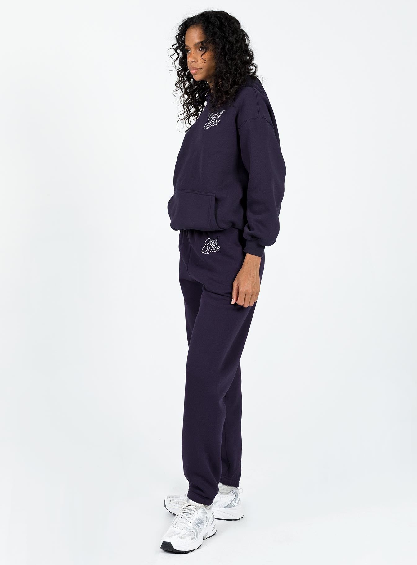 Out Of Office Tracksuit Pants Navy sold by Princess Polly product image thumbnail 4