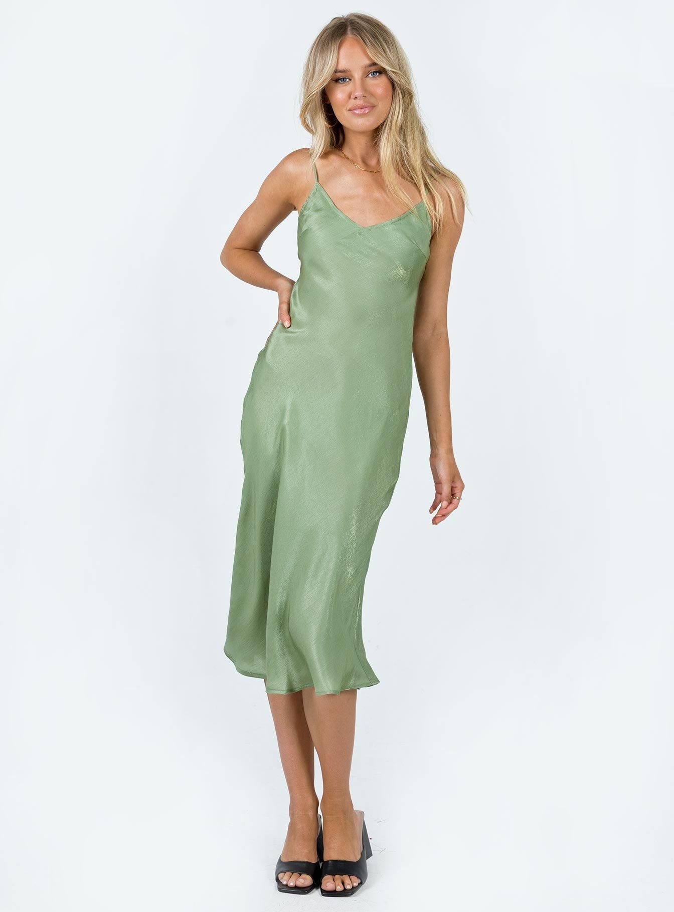 Varese Midi Dress Green sold by Princess Polly product image thumbnail 3