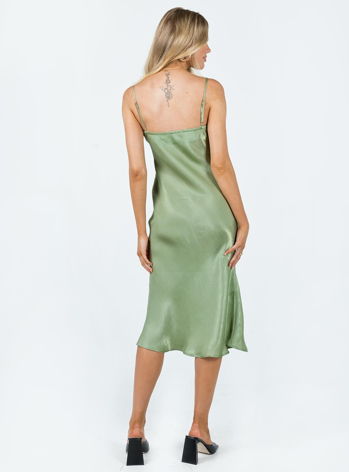Varese Midi Dress Green sold by Princess Polly product image thumbnail 5