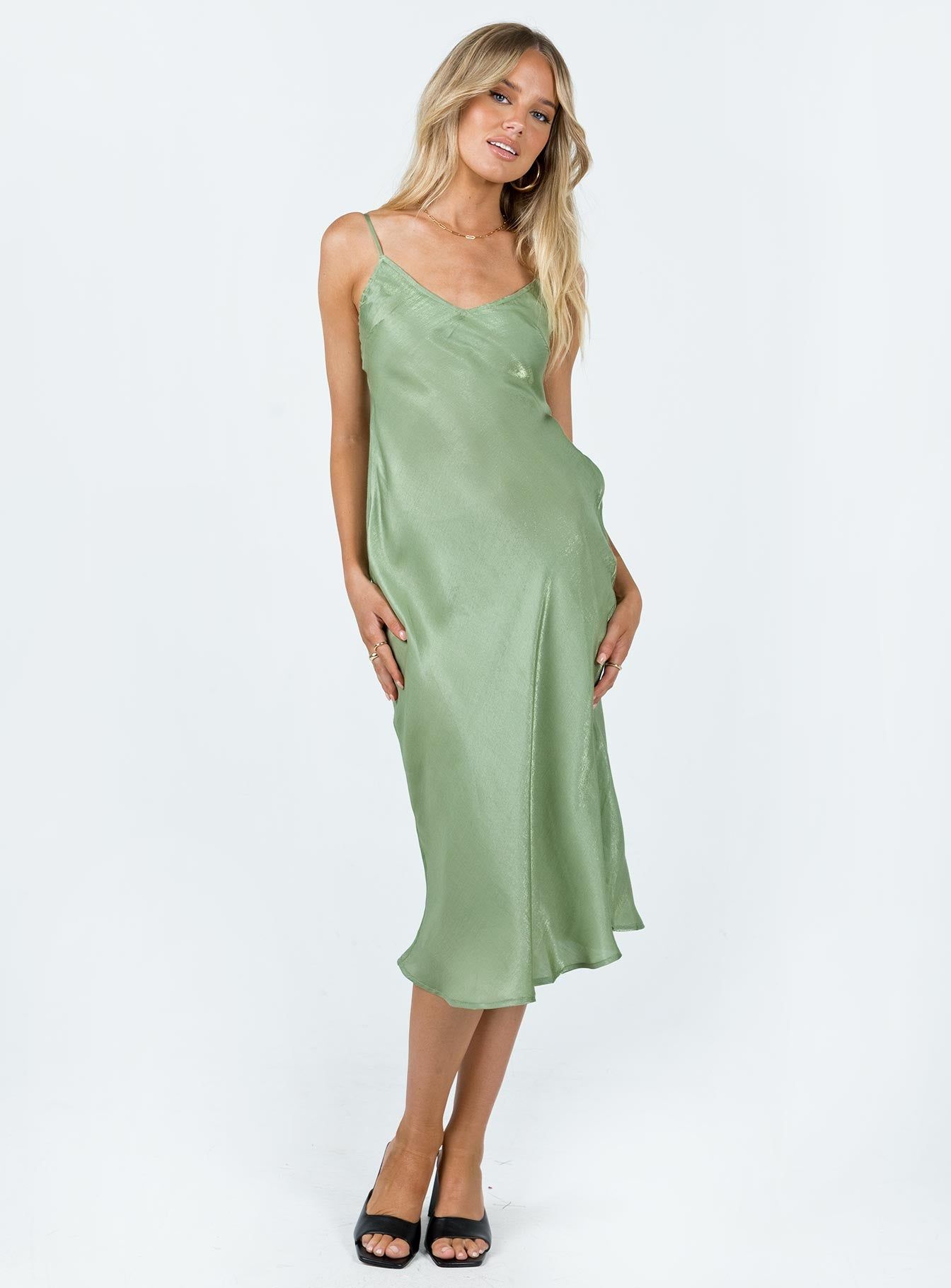 Varese Midi Dress Green sold by Princess Polly product image thumbnail 2