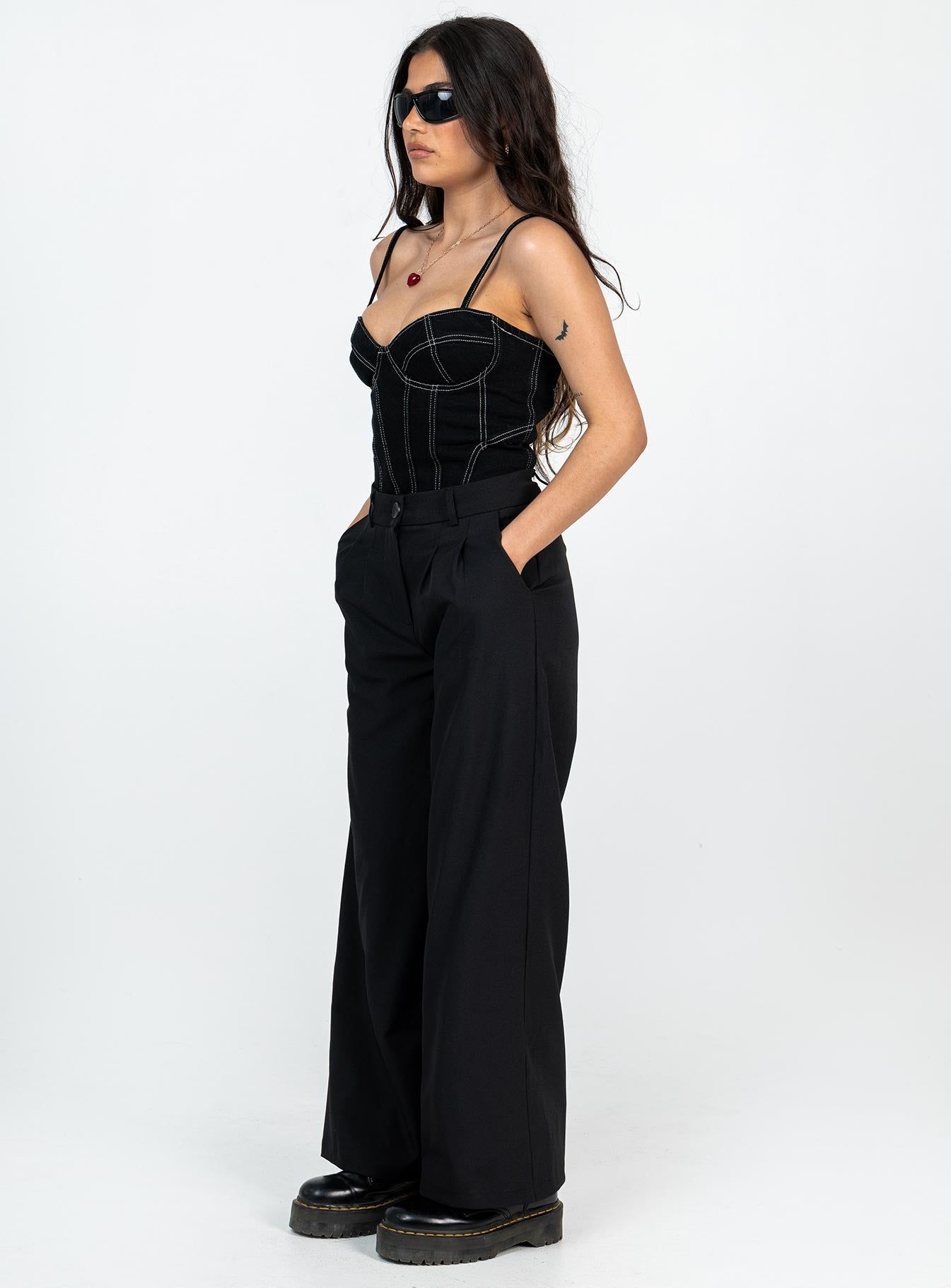 Archer Pants Black Petite sold by Princess Polly product image thumbnail 4