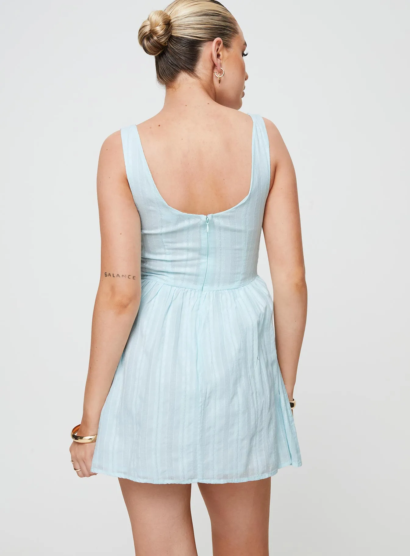 Lorinda Mini Dress Blue sold by Princess Polly product image thumbnail 5
