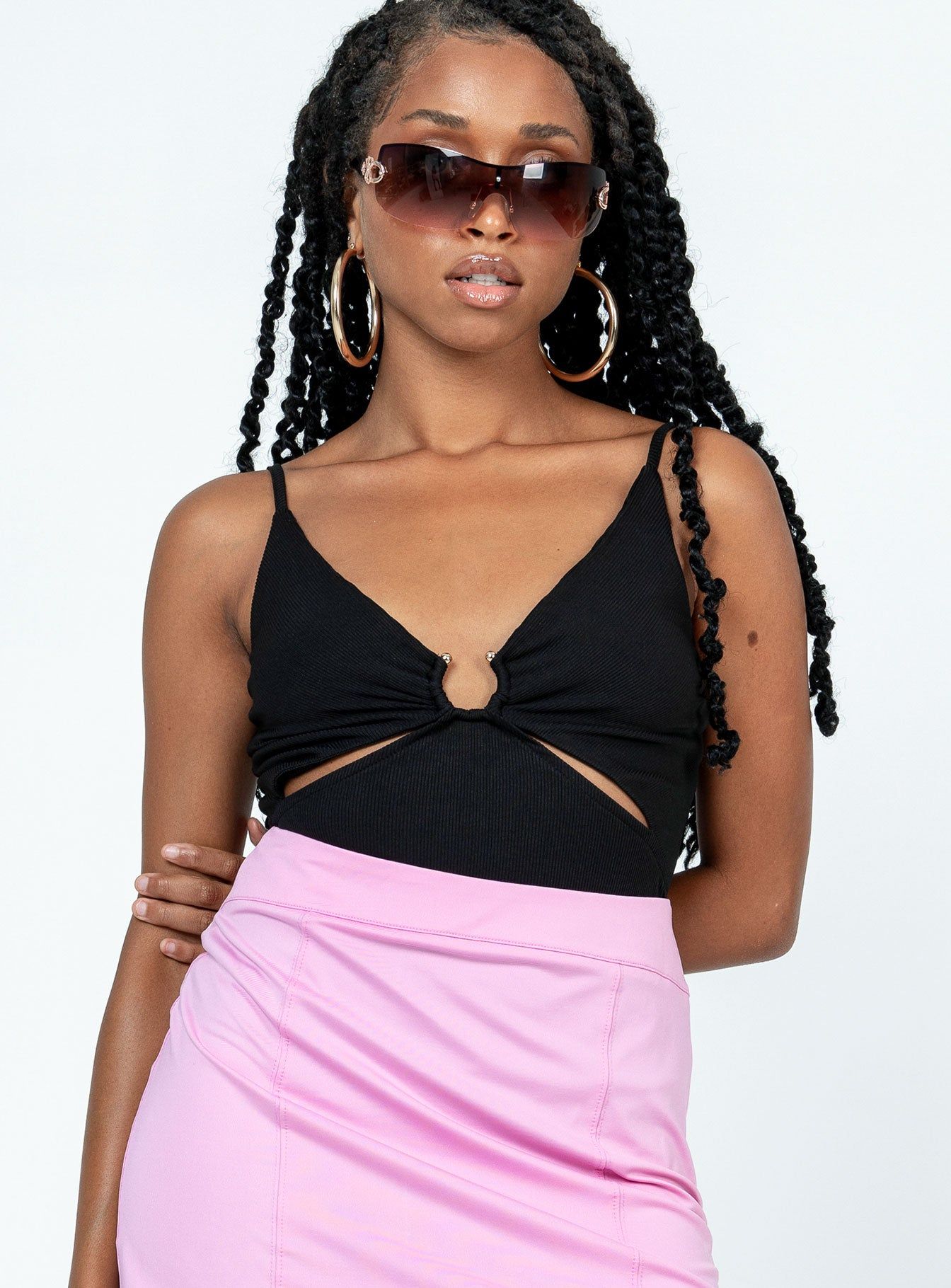 Waterson Bodysuit Black sold by Princess Polly product image thumbnail 2