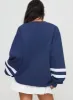 Snoopy Star Tennis Club Sweater Navy sold by Princess Polly