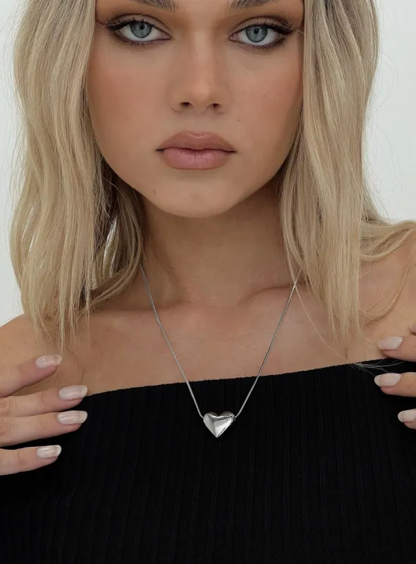 Good News Necklace Silver sold by Princess Polly