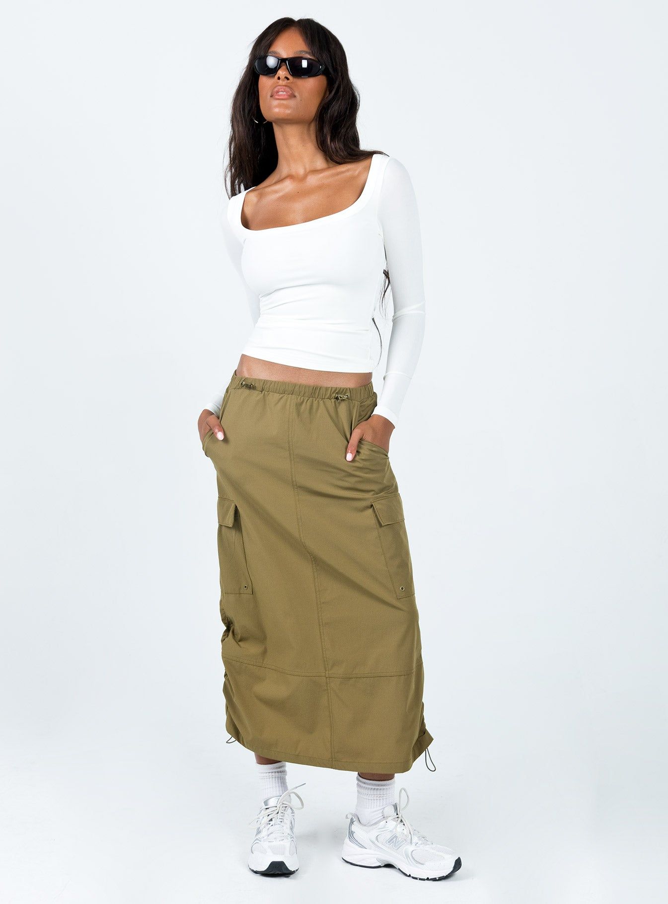 Arthie Long Sleeve Top White sold by Princess Polly product image thumbnail 3