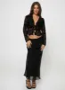 Harriot Long Sleeve Top Black sold by Princess Polly