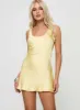Sama Mini Dress Yellow sold by Princess Polly