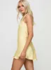 Sama Mini Dress Yellow sold by Princess Polly