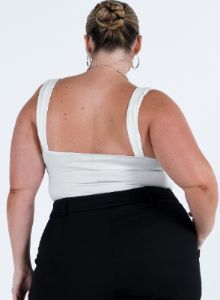 Samuel Corset Bodysuit White Curve sold by Princess Polly