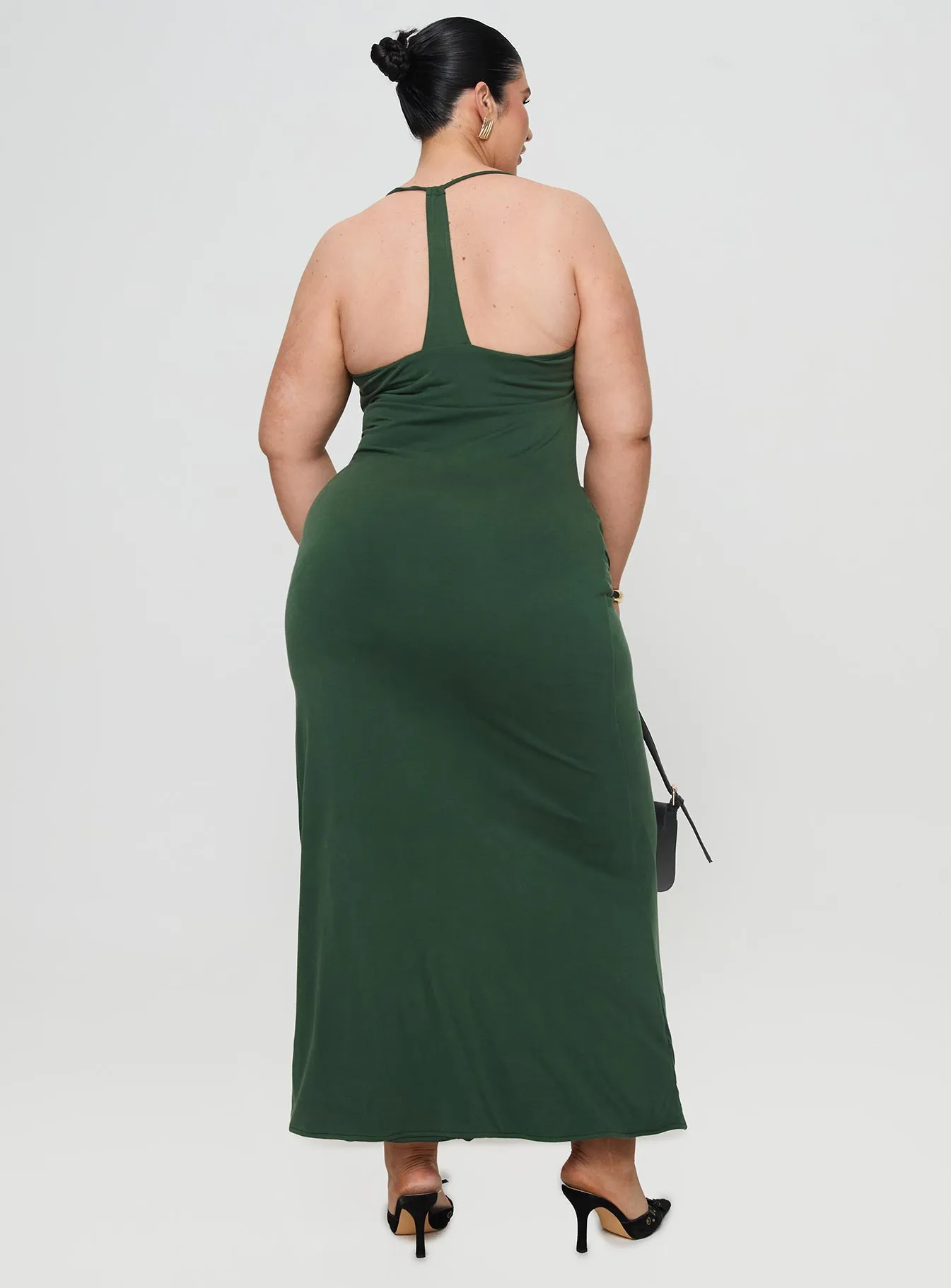 Marchesi Maxi Dress Green Curve sold by Princess Polly product image thumbnail 5