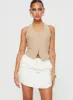 Ogilvie Mini Skirt White sold by Princess Polly