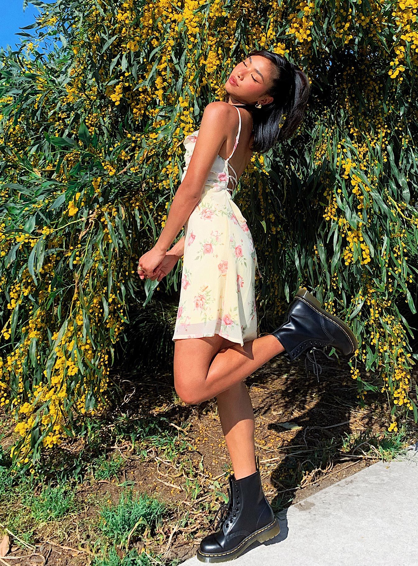 Watson Mini Dress Yellow sold by Princess Polly product image thumbnail 7