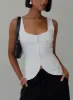 Spirito Vest Top White Thin Stripe sold by Princess Polly