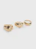 Love Coast Ring Set Gold sold by Princess Polly