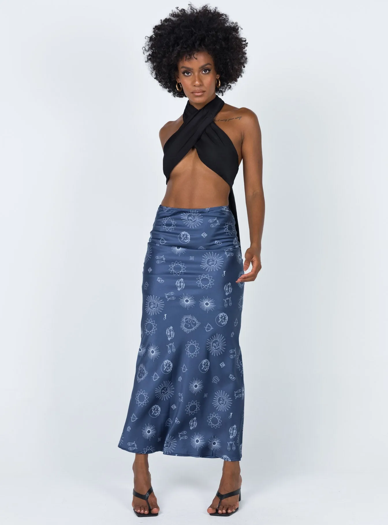 Miller Midi Skirt Blue sold by Princess Polly product image thumbnail 2