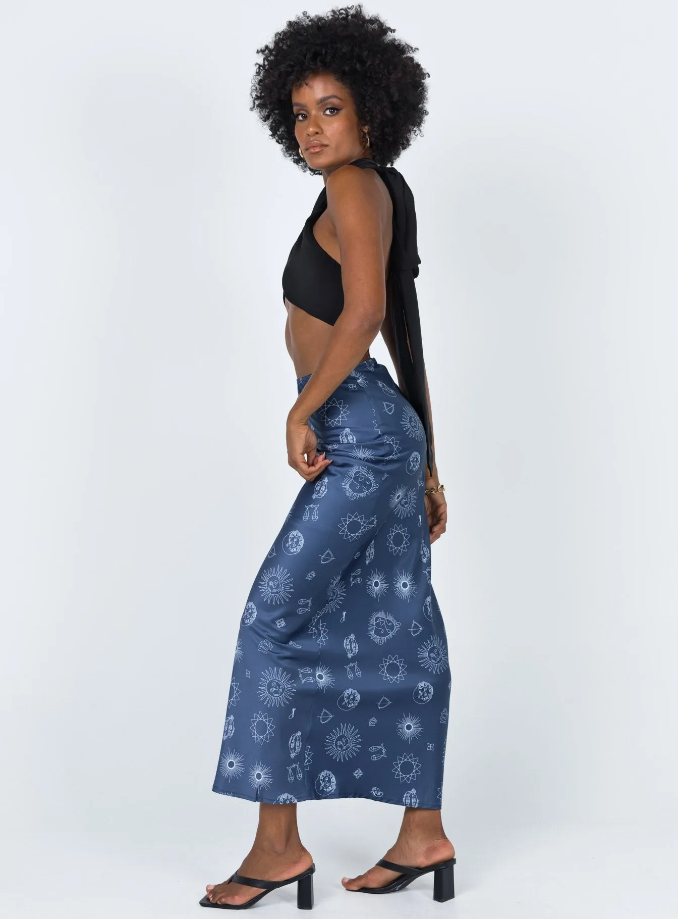 Miller Midi Skirt Blue sold by Princess Polly product image thumbnail 3