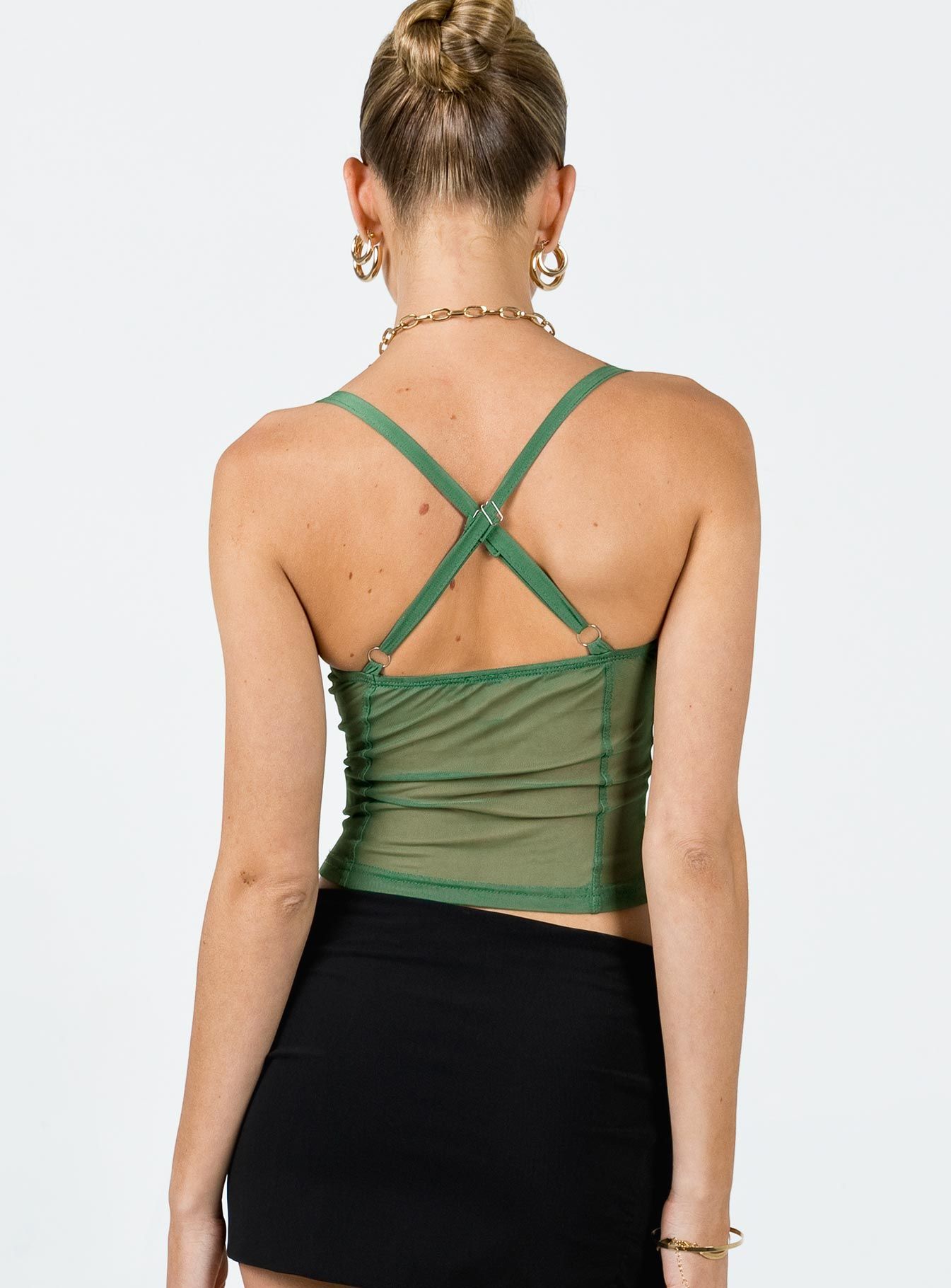 Foresta Bustier Top Green sold by Princess Polly product image thumbnail 5