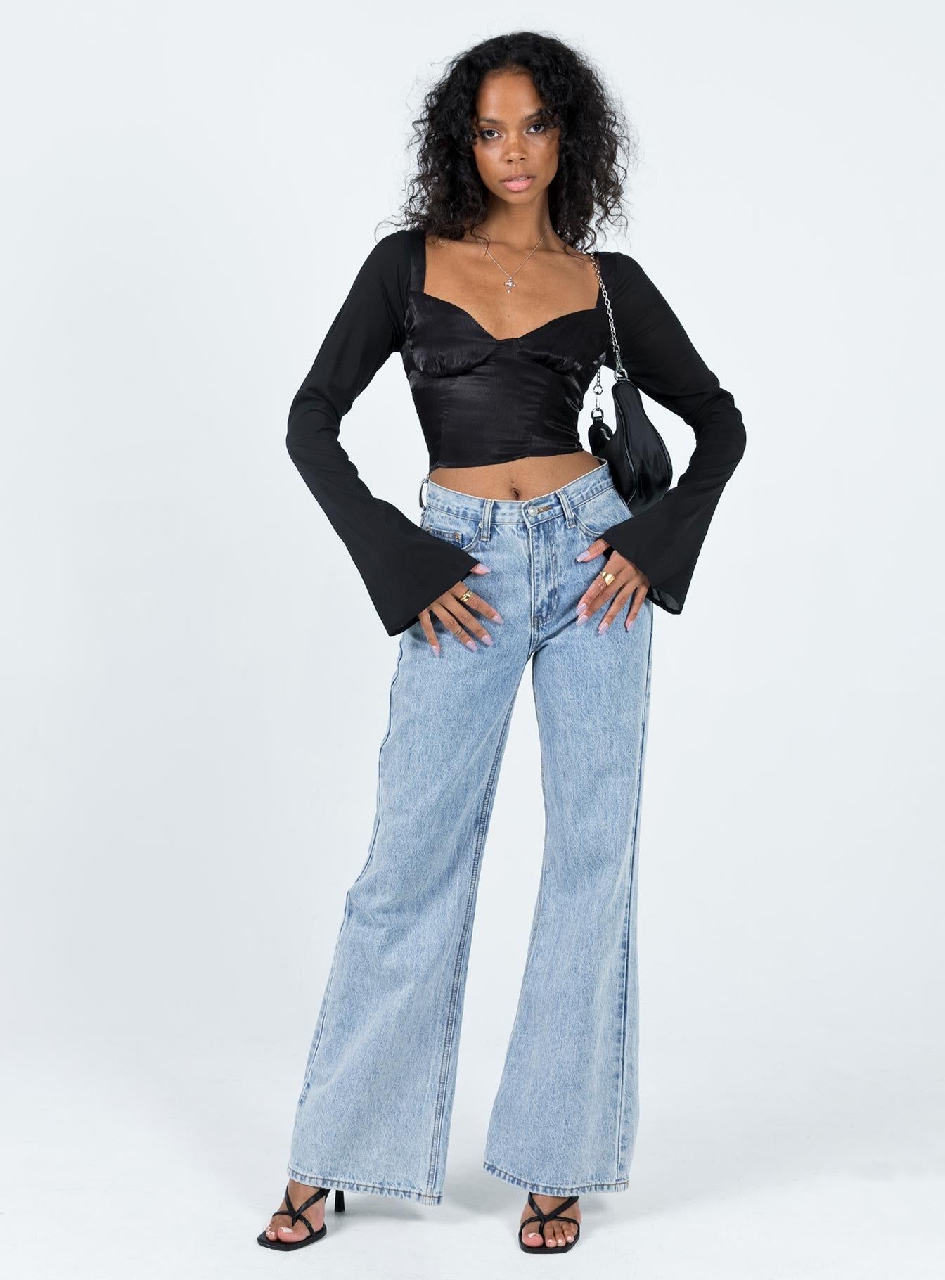 Afflect Long Sleeve Top Black sold by Princess Polly product image thumbnail 3