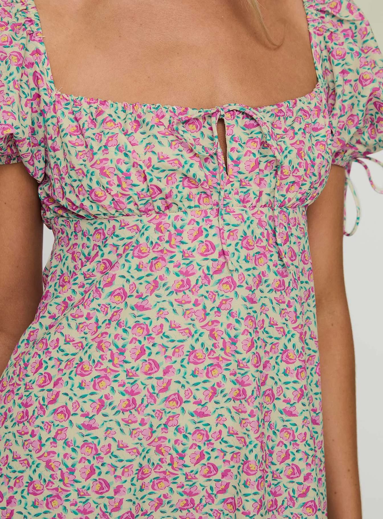 Larsson Mini Dress Pink Floral sold by Princess Polly product image thumbnail 5