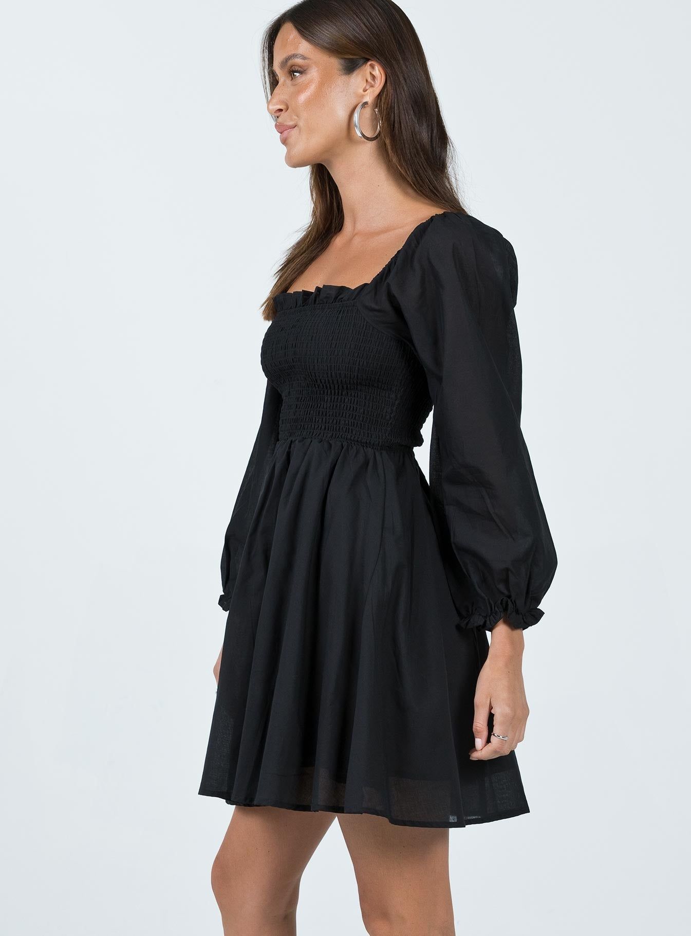Elowen Mini Dress Black sold by Princess Polly product image thumbnail 3