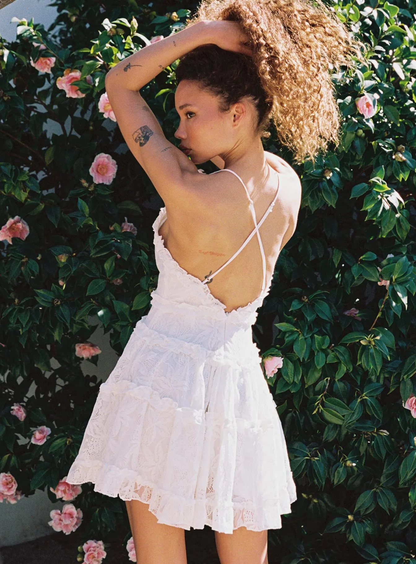 Hollander Mini Dress White sold by Princess Polly product image thumbnail 2