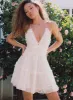 Hollander Mini Dress White sold by Princess Polly