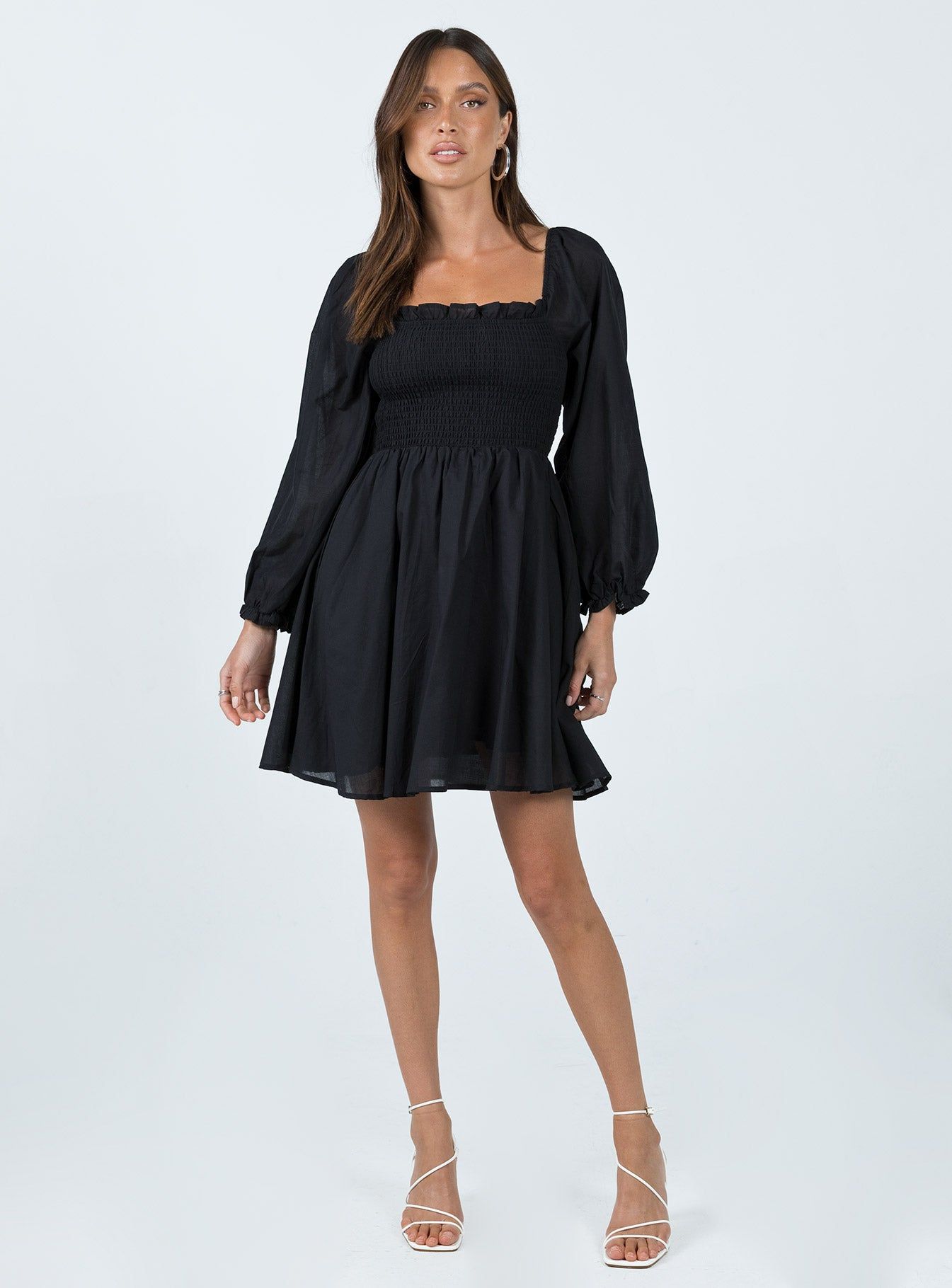Elowen Mini Dress Black sold by Princess Polly product image thumbnail 2