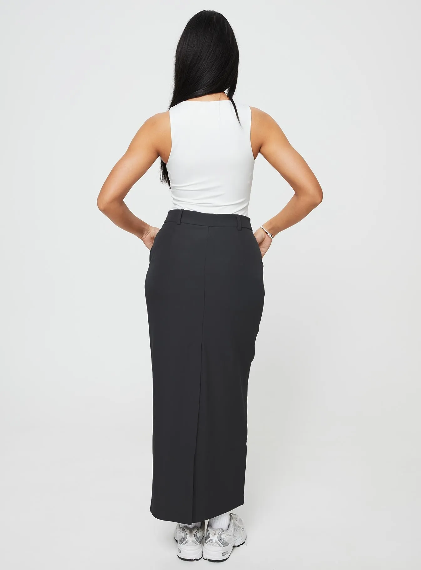 Raquel Maxi Skirt Slate sold by Princess Polly product image thumbnail 5