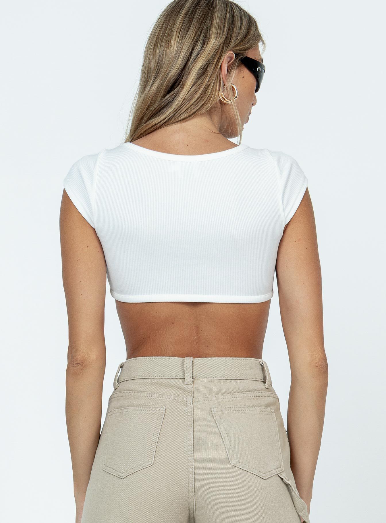 Desmond Top White sold by Princess Polly product image thumbnail 5