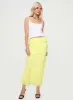Herrera Maxi Skirt Yellow sold by Princess Polly
