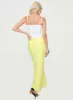 Herrera Maxi Skirt Yellow sold by Princess Polly