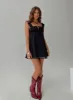 Mooney Mini Dress Black sold by Princess Polly