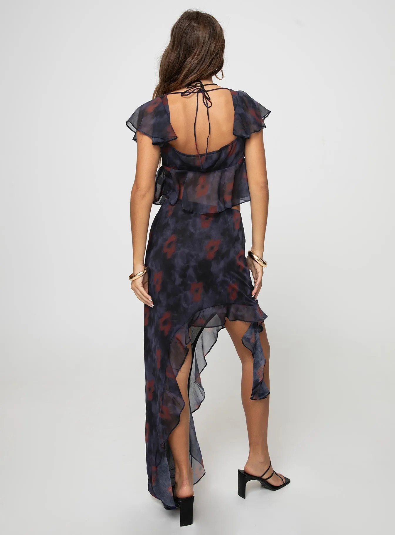 Kelber Maxi Skirt Purple / Multi sold by Princess Polly product image thumbnail 5