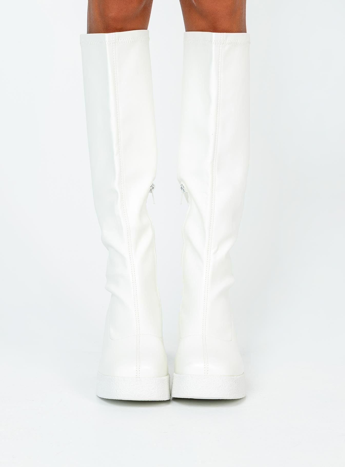 Westcott Knee High Boots White sold by Princess Polly product image thumbnail 2