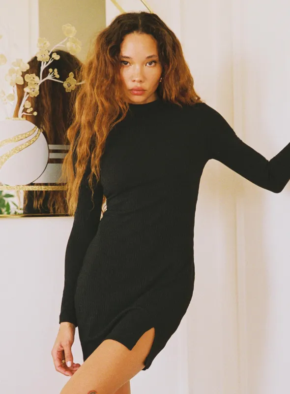 Kehlanae Mini Dress Black sold by Princess Polly