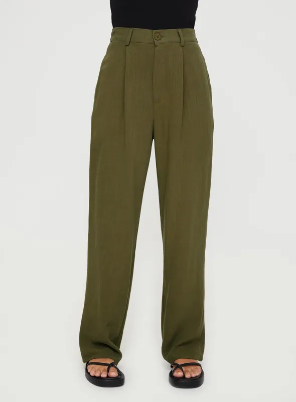 O'mealy Pants Green sold by Princess Polly