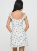 True Lives Mini Dress White Floral sold by Princess Polly