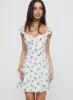 True Lives Mini Dress White Floral sold by Princess Polly