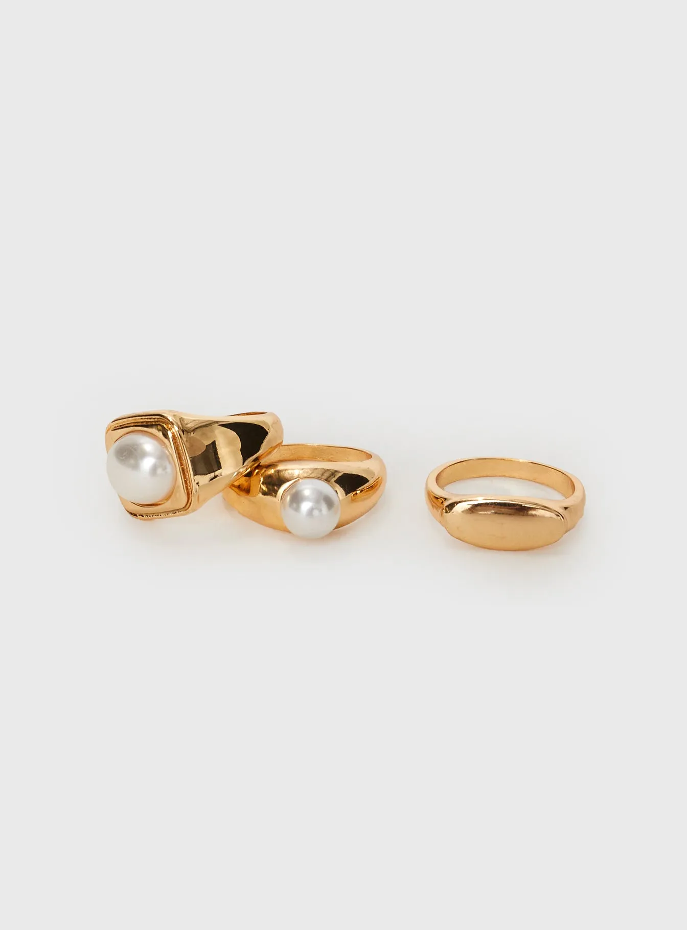 Kish Ring Pack Gold sold by Princess Polly product image thumbnail 3