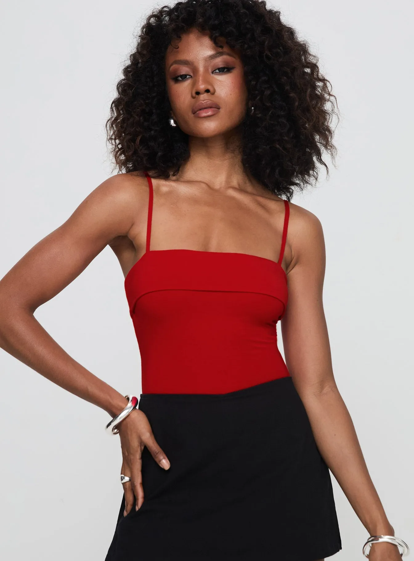 Lilani Bodysuit Red sold by Princess Polly product image thumbnail 2