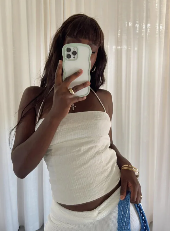 Peyra Top Ivory sold by Princess Polly