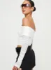 Fairburn Off The Shoulder Top White sold by Princess Polly